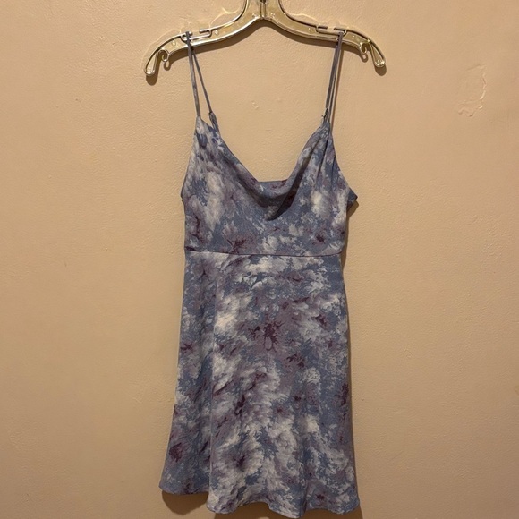 Astr Dresses & Skirts - Astr Blue and Purple Mini Dress